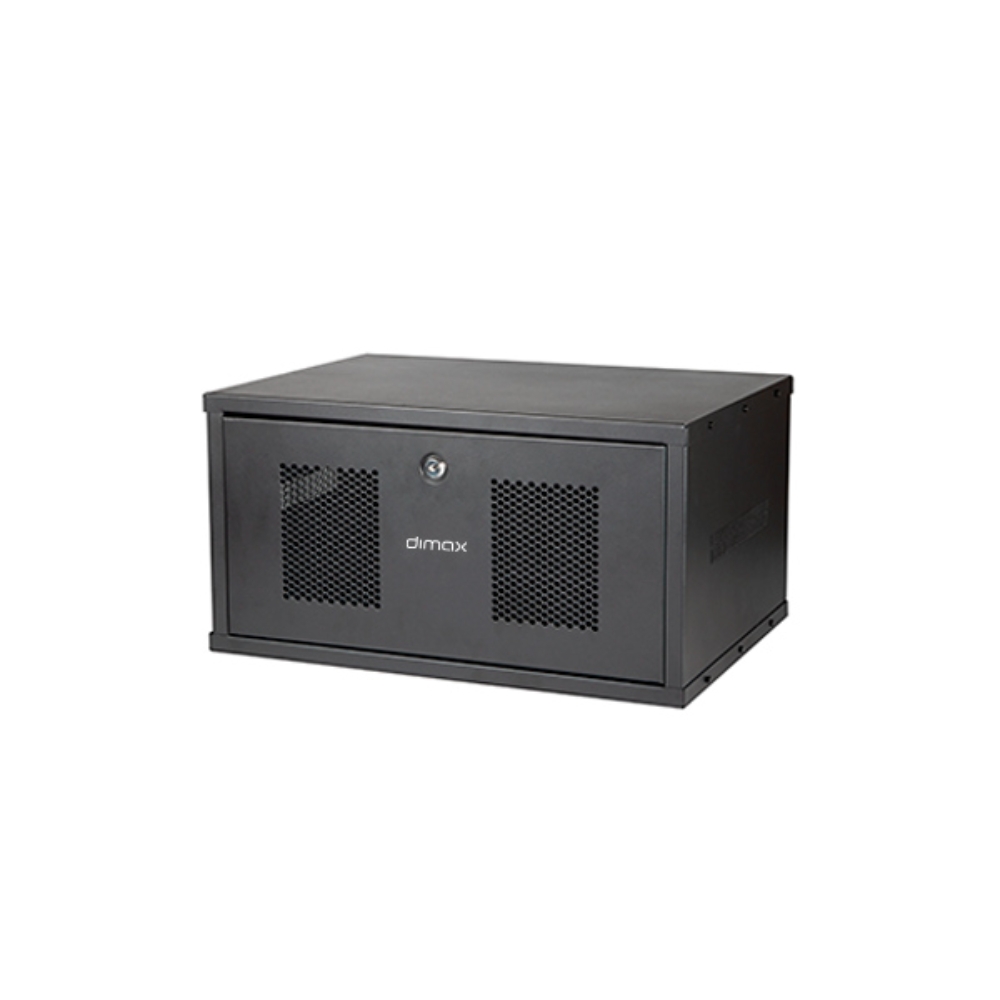 img Gabinete Dimax 5U 275x370x600mm SOHO Capacidad 40Kg Norma ROHS color Negro C748