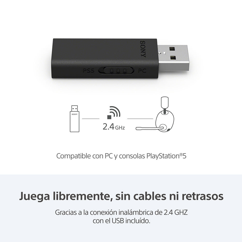 img Audífonos Bluetooth Sony con Microfono y Cancelación de Ruido para Juegos INZON3 H9