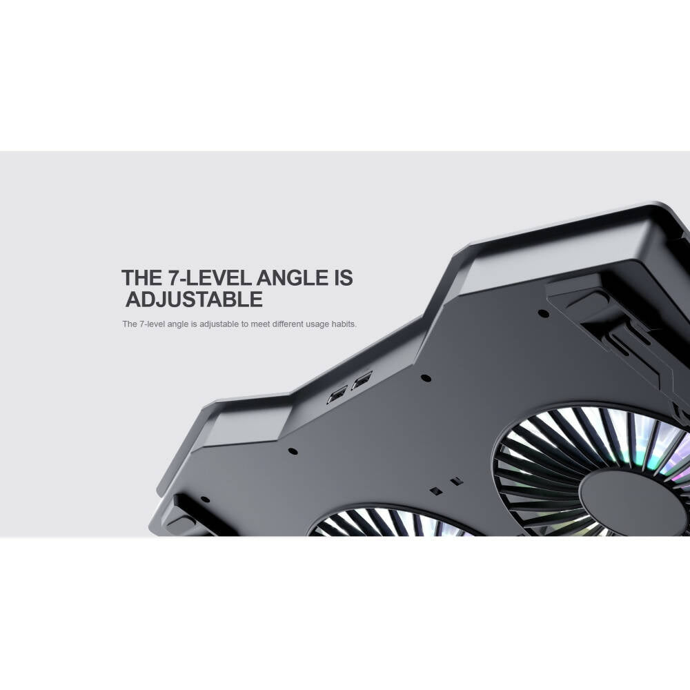 img Soporte Cooler Havit para Laptop hasta 16" con 2 Ventiladores y 2 Puertos USB-A HV-F2072