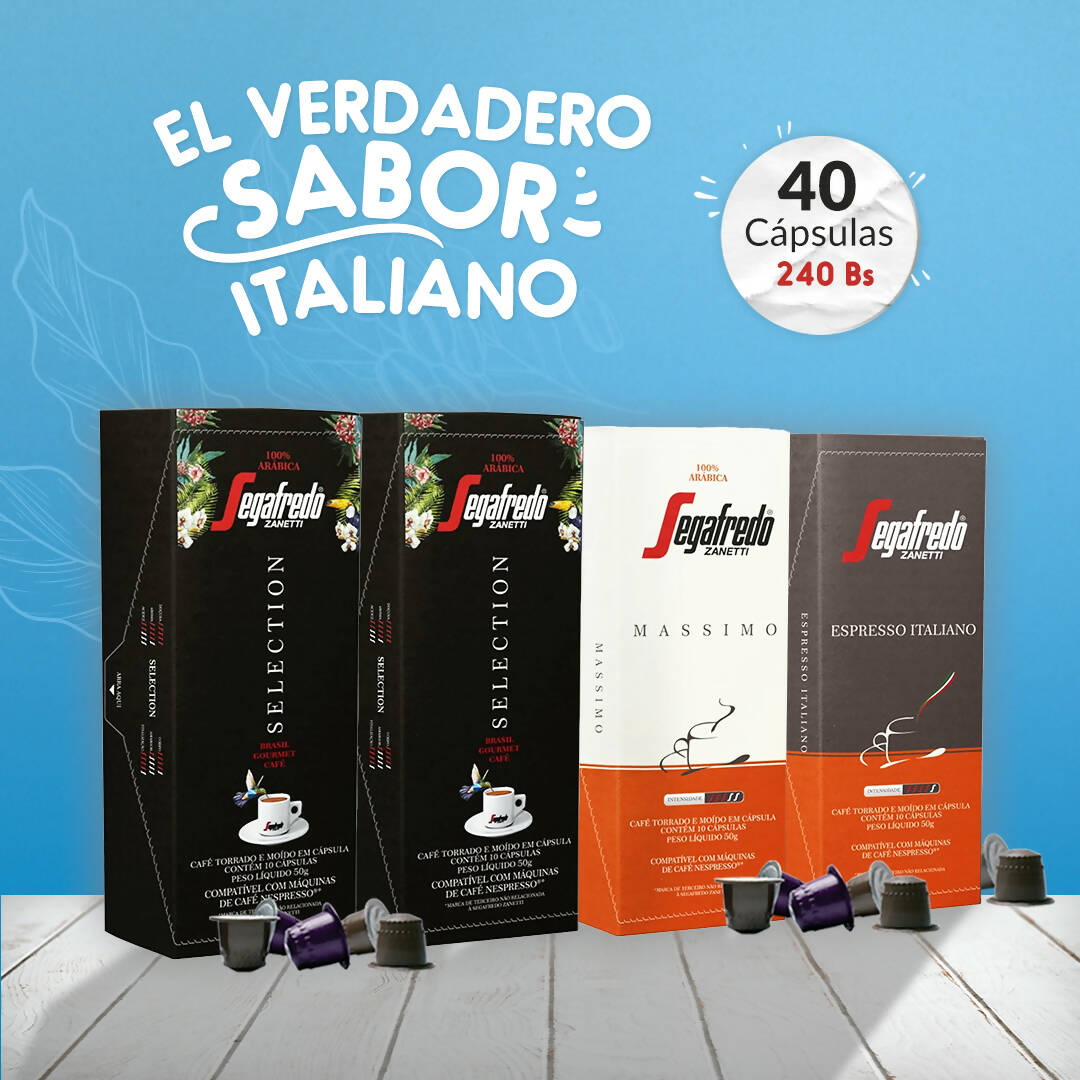img Experiencia de Sabores 40 Capsulas Segafredo Zanetti