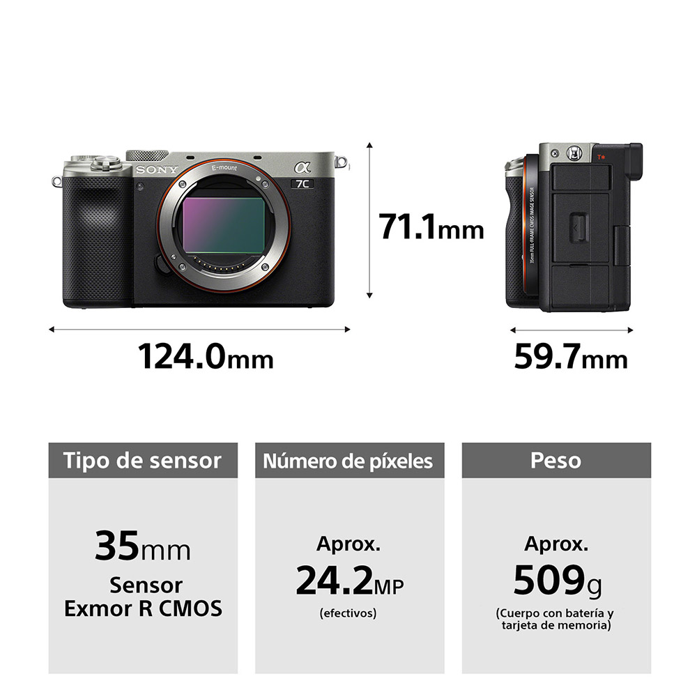 img Cámara compacta full-frame Alpha 7CL