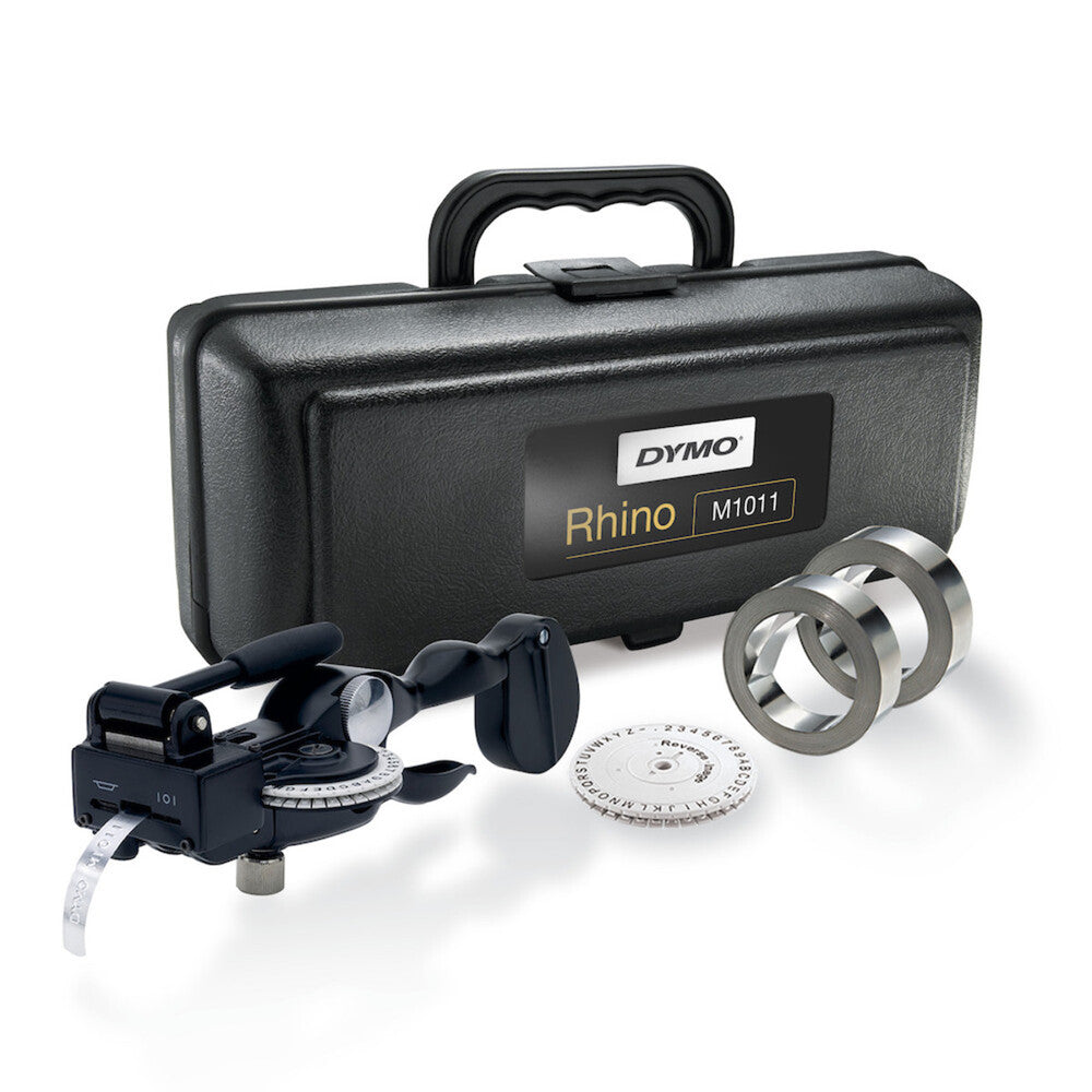 img Etiquetadora Dymo Rhino Industrial Metalica M1011 Kit Maletin 101105