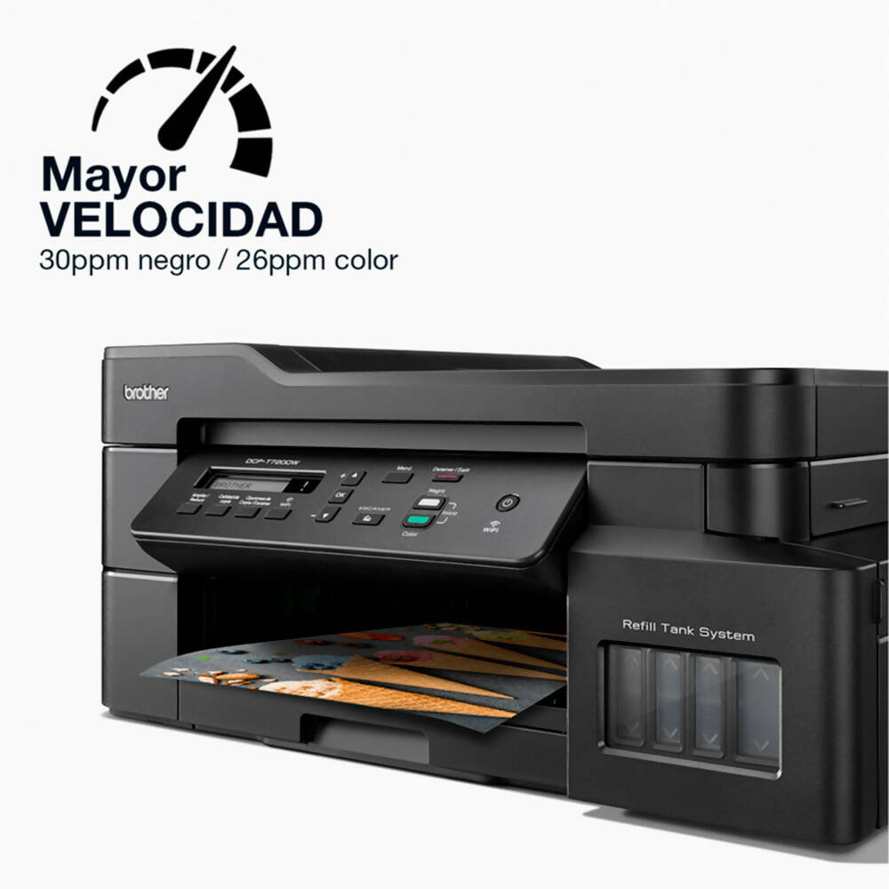 img Impresora Multifuncional Brother de Inyección de Tinta a Color DCP-T720W