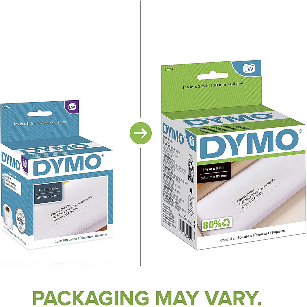 img Etiqueta Dymo Labelwriter 700 Piezas de 28mm x 89mm 30252