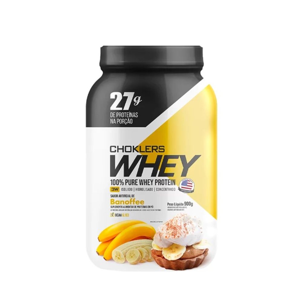 Proteina Choklers Whey Banana Caramelizada 900gr Mix Nutri