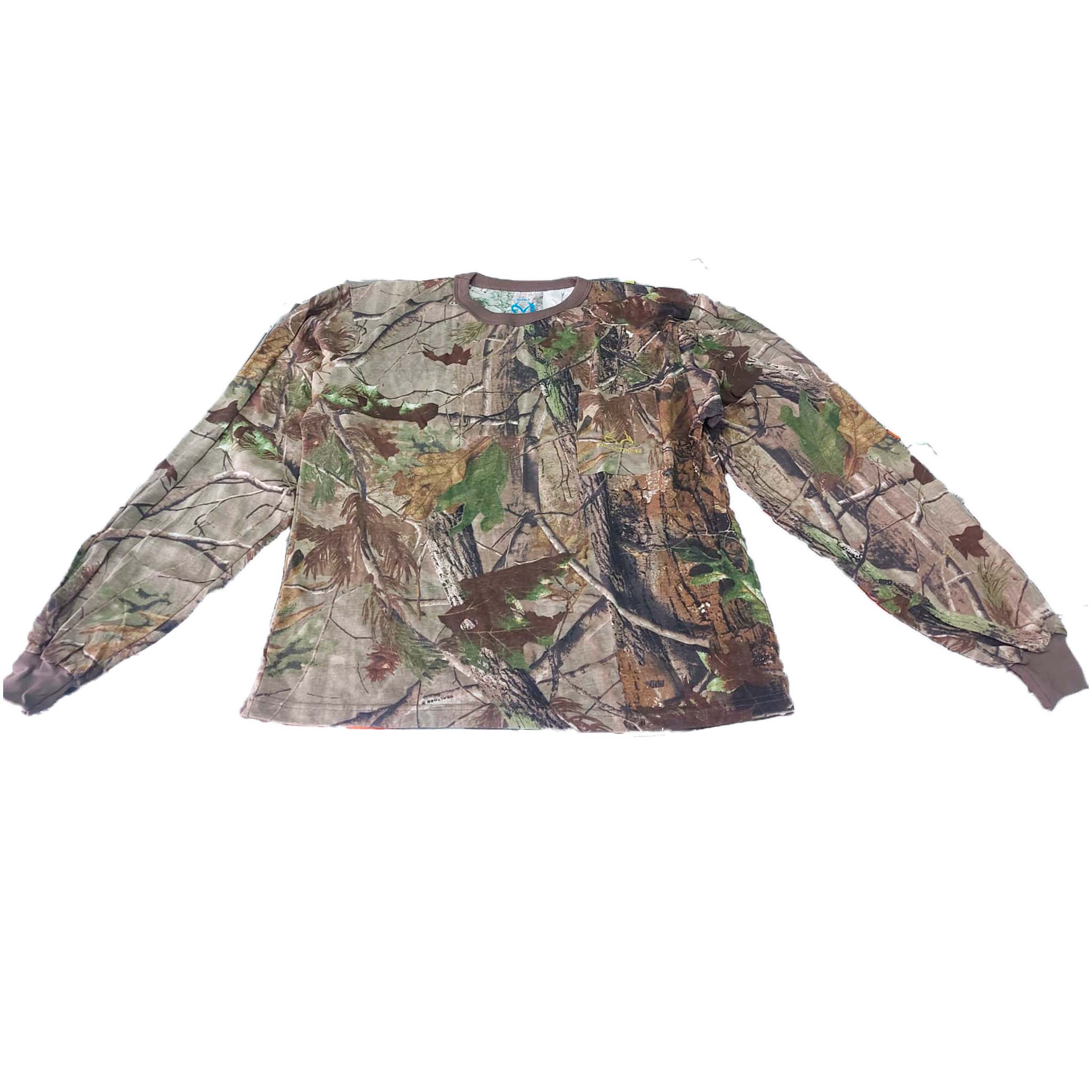 img Manga Larga Novatex Camuflada en Tono Cafe