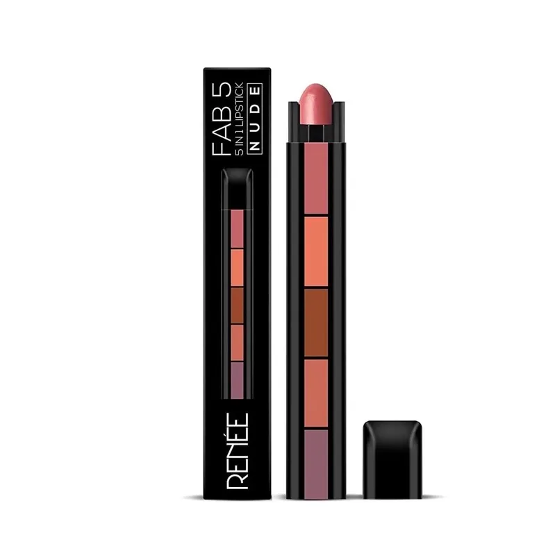 img Lápiz labial 5 en 1 con acabado mate RENEE FAB Fab 5 Nude