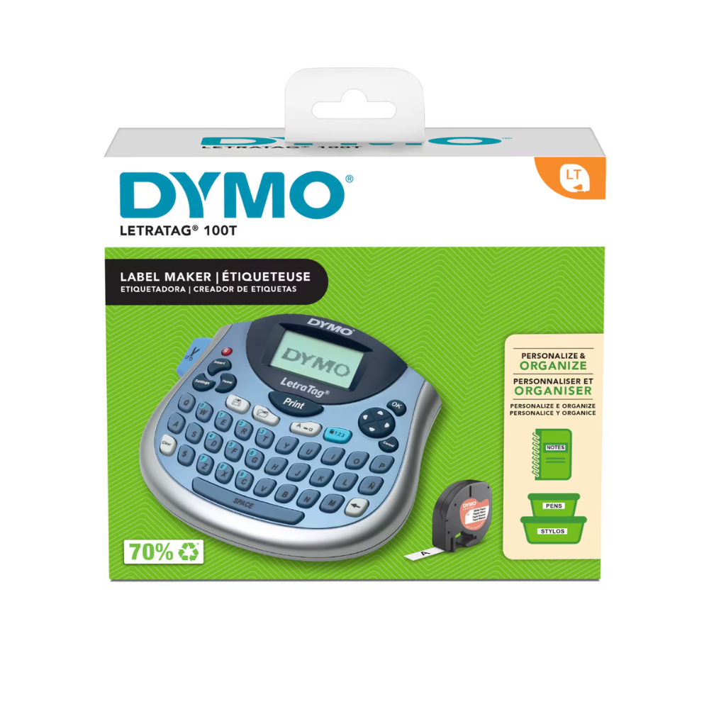 img Etiquetadora Dymo Letratag LT-100T Qwerty Incluye 1 cinta papel 2174536