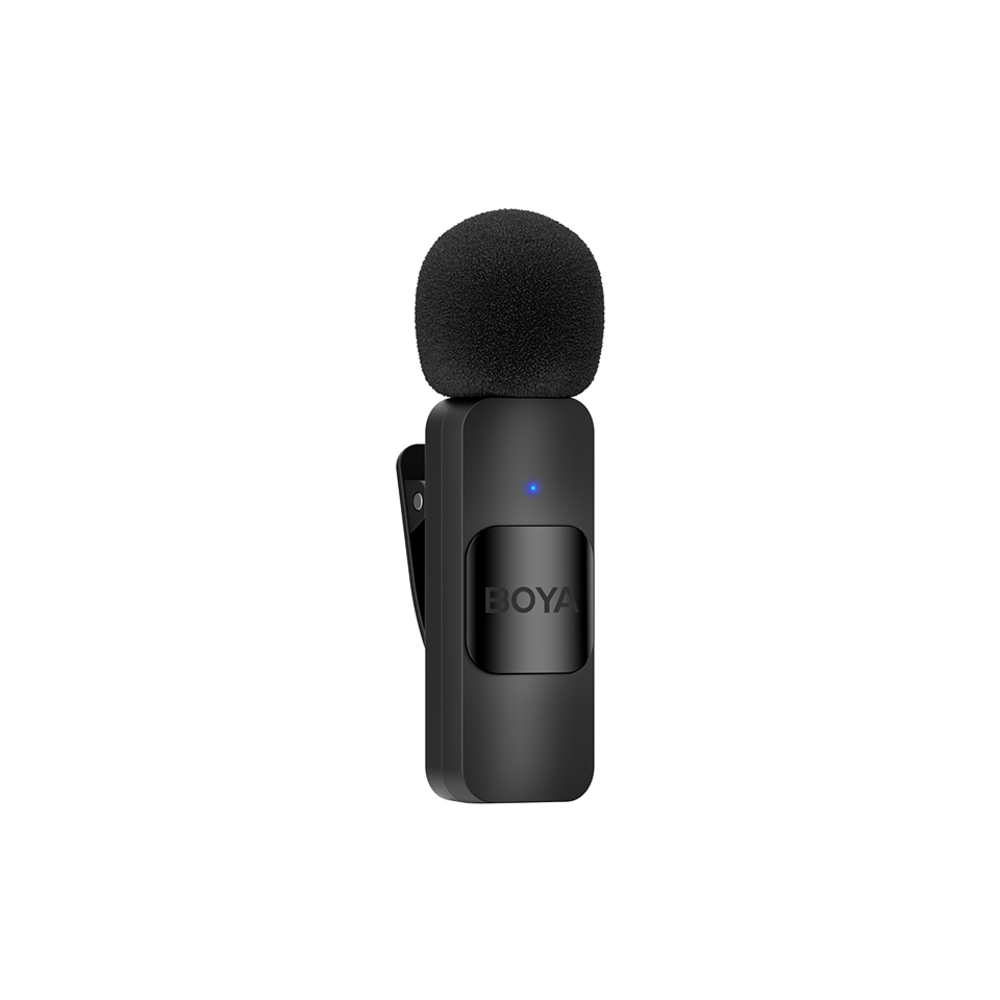 img Microfono Inalambrico Boya Puerto Lightning Ultracompacto y Portatil con 2 Microfonos Cancelacion de Rudio Alcance hasta 100m BY-V2 2.0