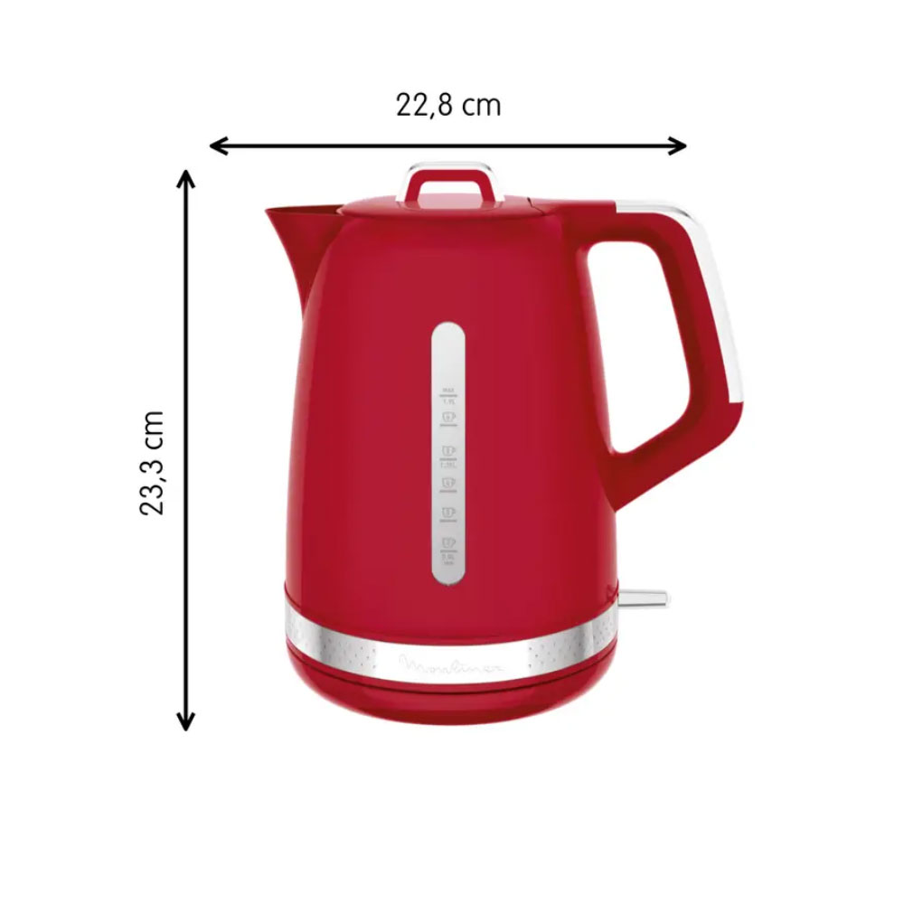 img Hervidor de Agua Moulinex Soleil 1.7L. Color Rojo BY320510