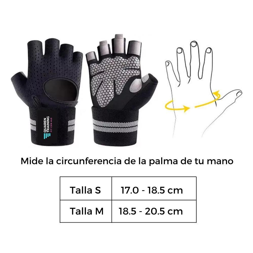 img Guantes Quaren Training con Muñequeras