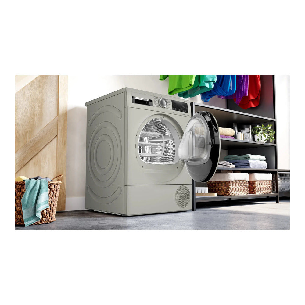 img Secadora Bosch Con Bomba de Calor 9 Kg de Acero Mate WQG2450XES