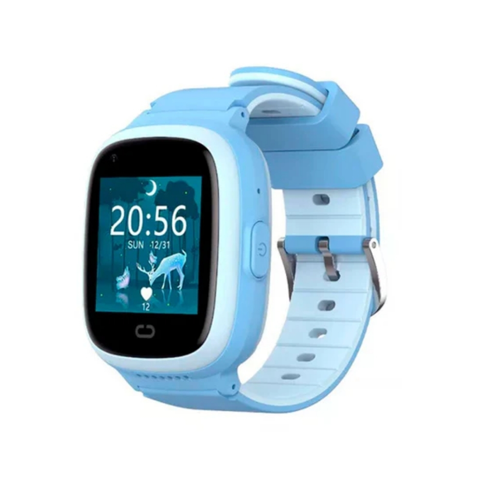 img Reloj Havit con GPS y Camara HD Soporta 4G para video llamadas Resistente al Agua Boton de Emergencia y Monitoreo Remoto IP67 color Azul GT-KW11 US-BLUE