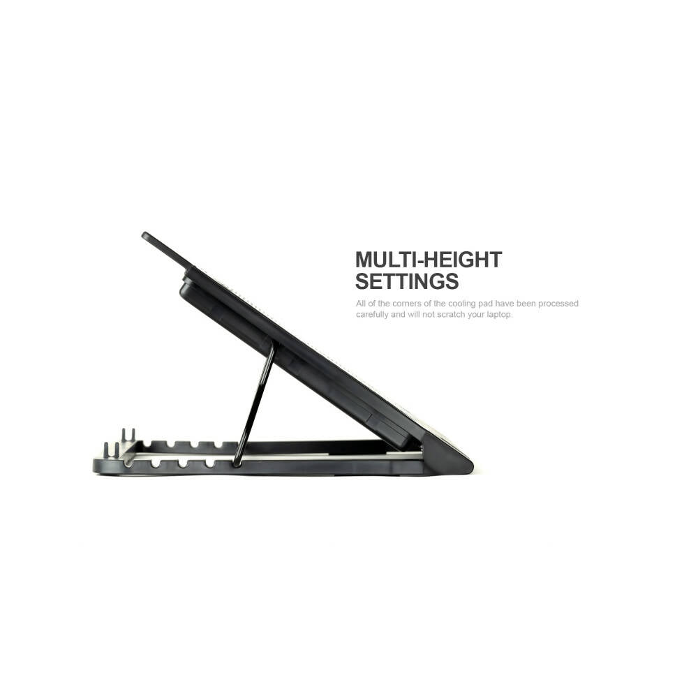 img Soporte Cooler Havit para Laptop hasta 16" con 2 ventiladores y 2 Puertos USB-A HV-F2051
