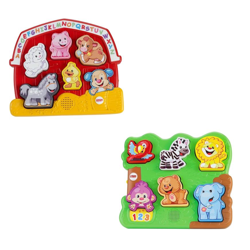 Rompecabeza Fisher Price Ríe Y Aprende Sonidos De Animales Surtido