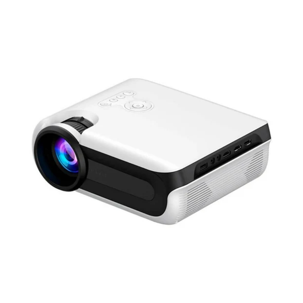 Proyector Havit Android TV FullHD 1080P Pantalla 43" hasta 220" 8500 Lumens 350 ANSI Lumens Altavoz Estereo Doble Banda 2.4 y 5.0GHz PJ209 PRO-EU-W