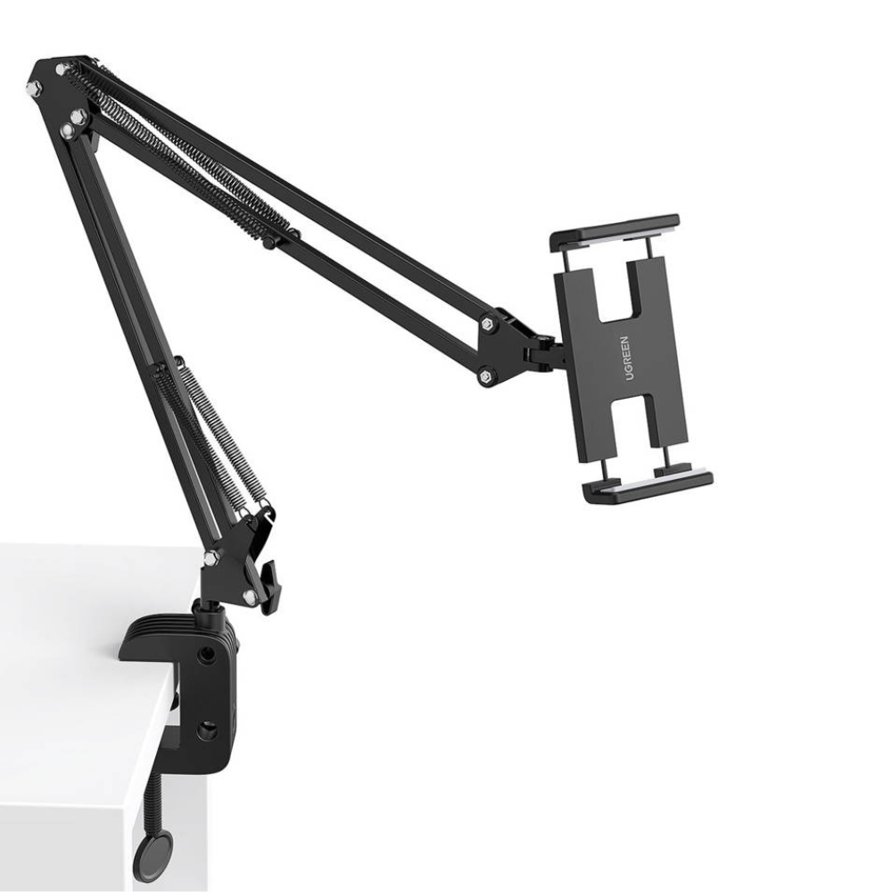 Brazo Flexible con Soporte Ugreen para Tablet Operacion 360 Grados desde Cualquier Angulo y Distancia Lontigud 750mm 50394