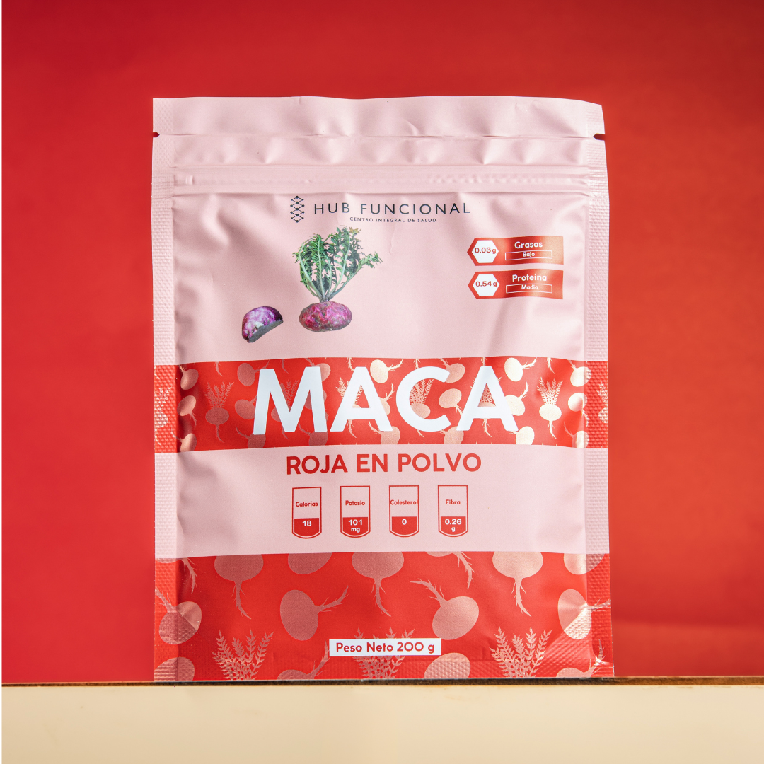 Nutracéutico Maca Roja Suplementación Nutracéutica Hub Funcional