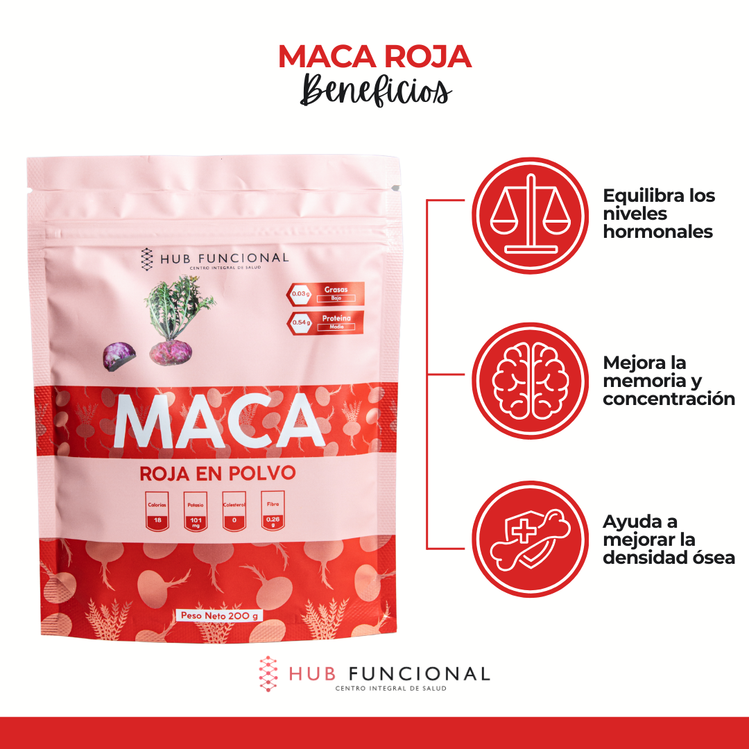 img Nutracéutico Maca Roja Suplementación Nutracéutica Hub Funcional