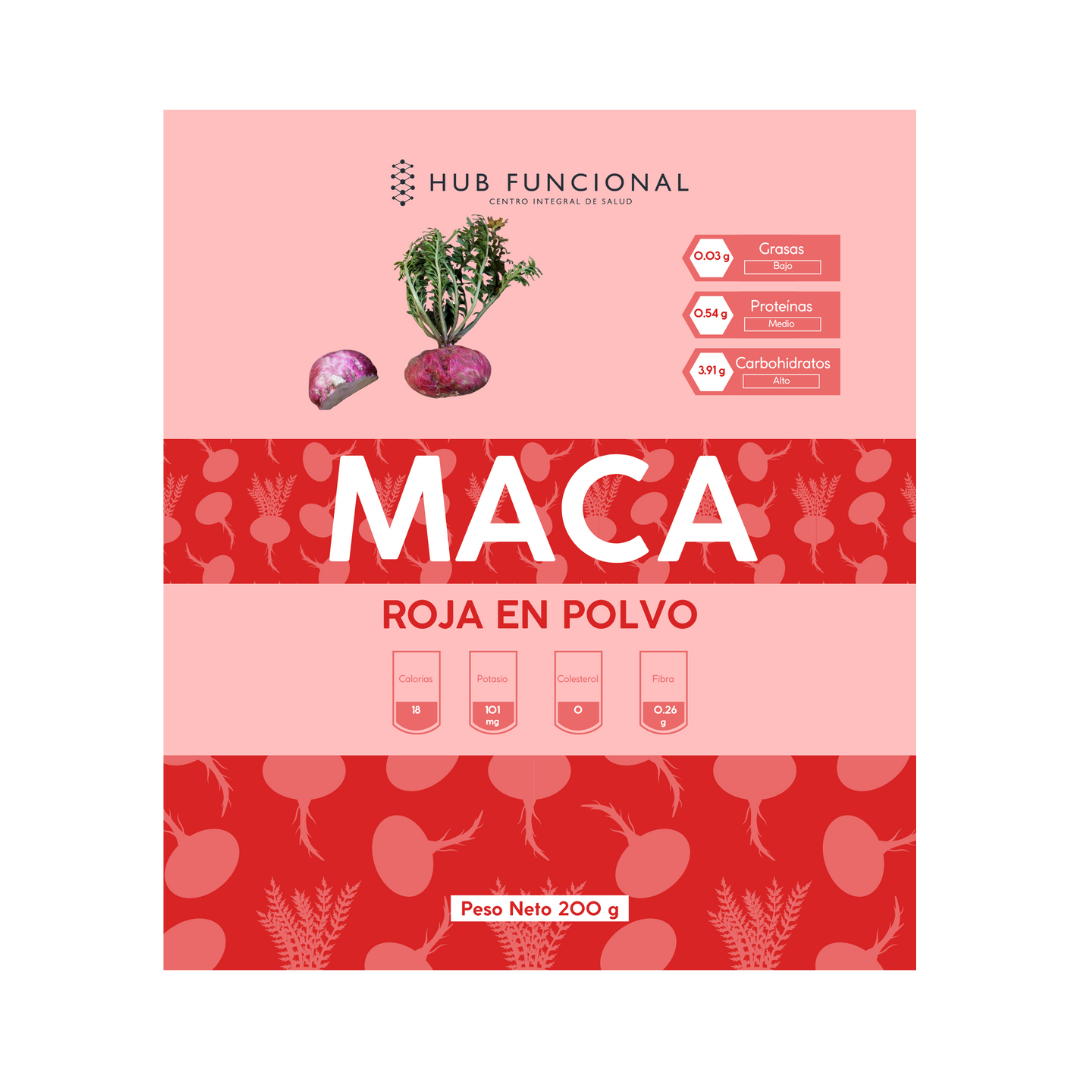 img Nutracéutico Maca Roja Suplementación Nutracéutica Hub Funcional