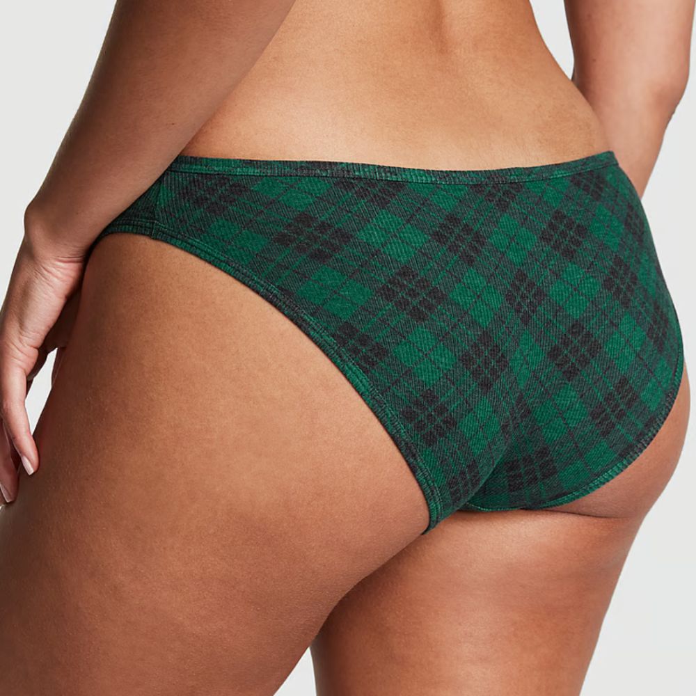 img Panti PINK Bikini de Algodon Color Estampado Escoces Verde Granate 11163945 67II