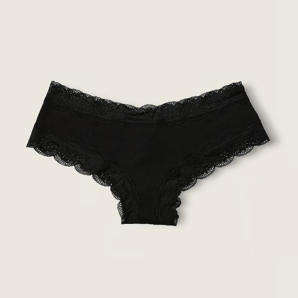 img Panti PINK Cheekster con Ribete de Encaje Color Negro Puro 11197286 2ZUO