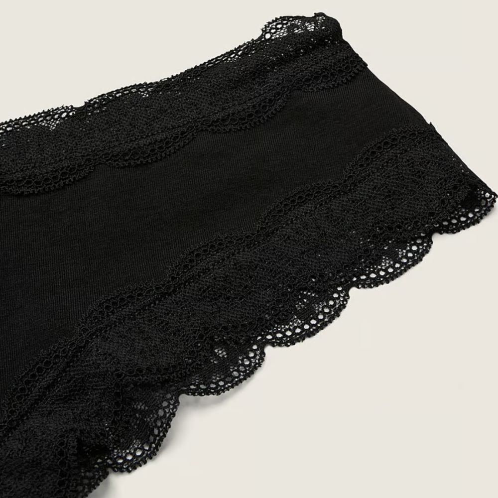 img Panti PINK Cheekster con Ribete de Encaje Color Negro Puro 11197286 2ZUO