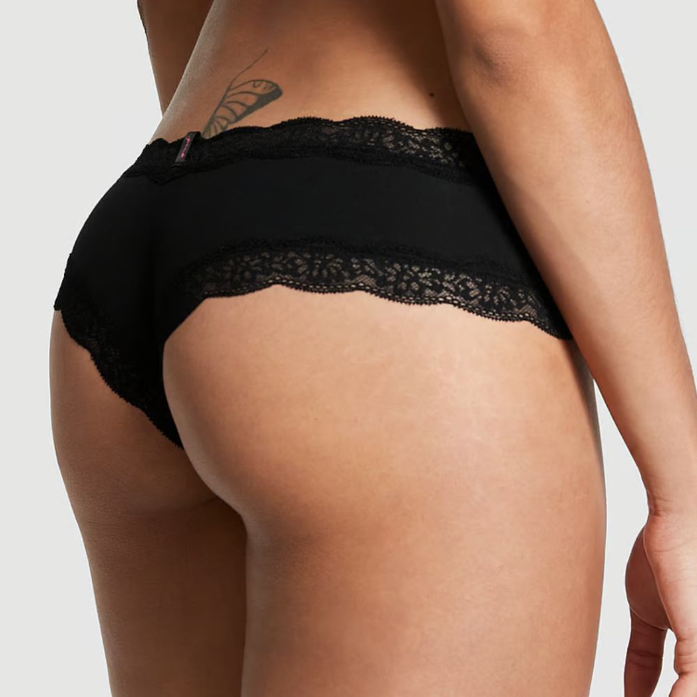 img Panti PINK Cheekster con Ribete de Encaje Color Negro Puro 11197286 2ZUO