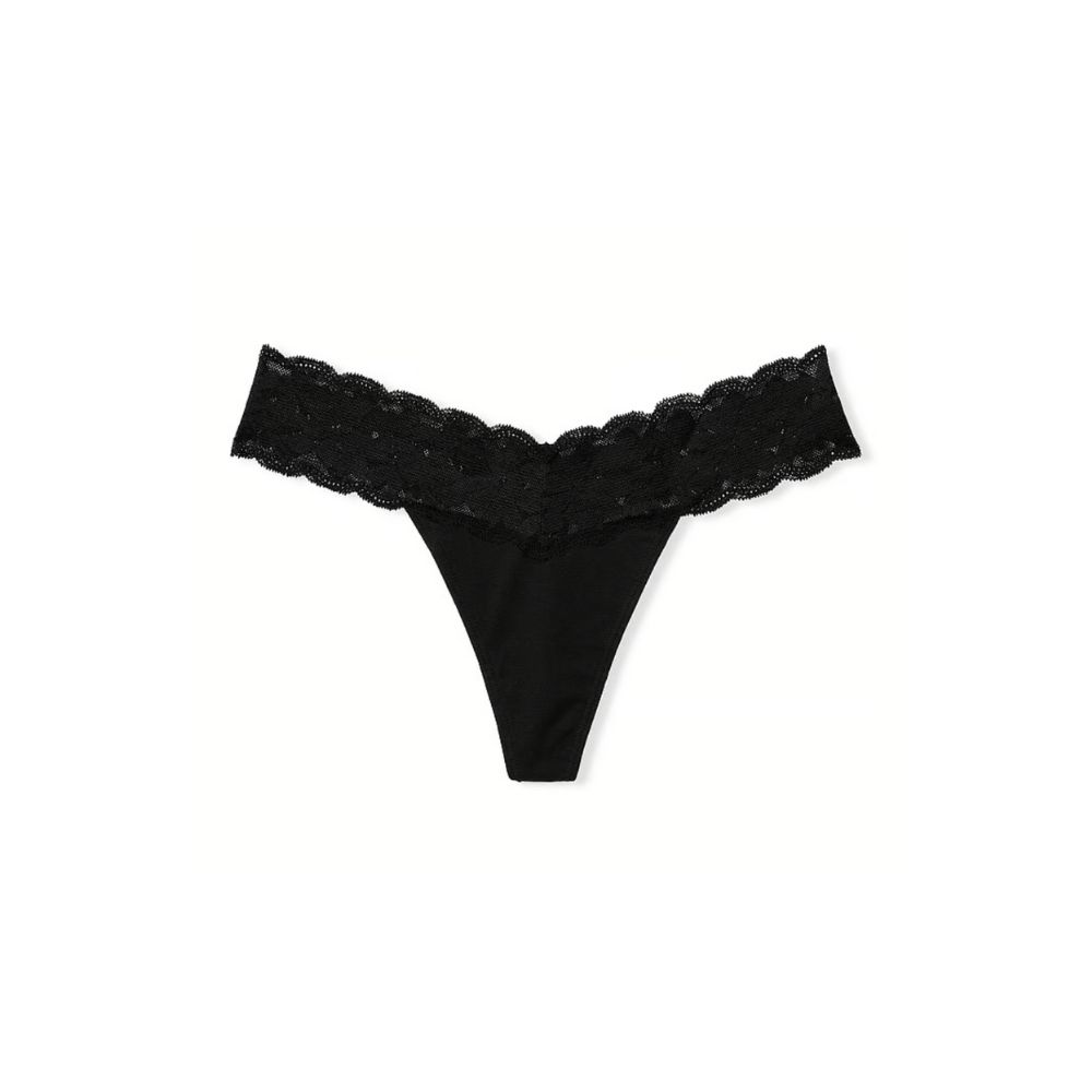 img Panti PINK Colaless con Ribete de Encaje Color Negro Puro 11212720 2ZUO