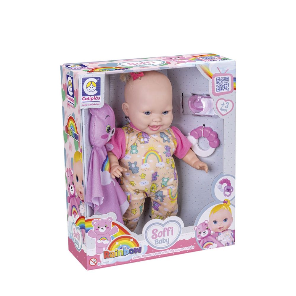 Muñeca Soffi Baby Rainbow - Cotiplás