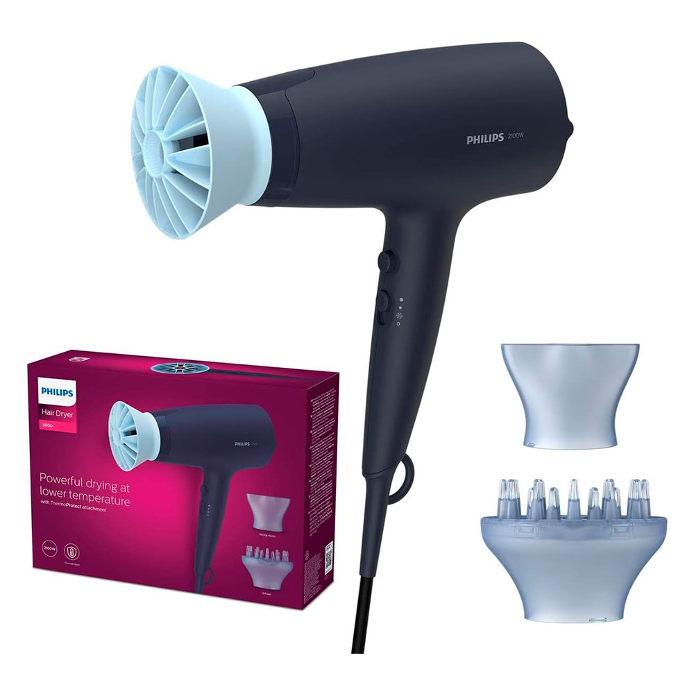 img Secadora de Pelo Philips BHD360/20 2100W Negra