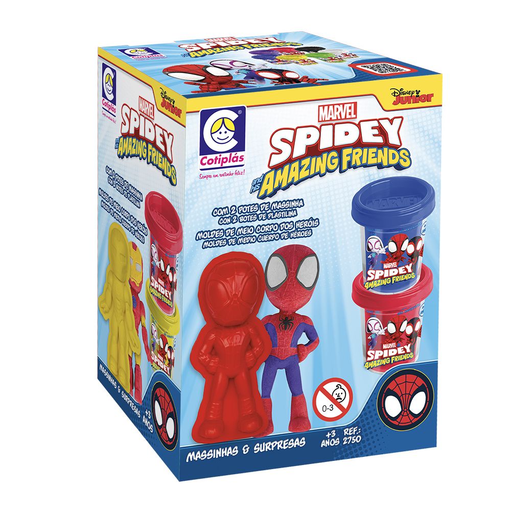 Set Plastilina Amigo Sorpresa Spidey Cotiplas