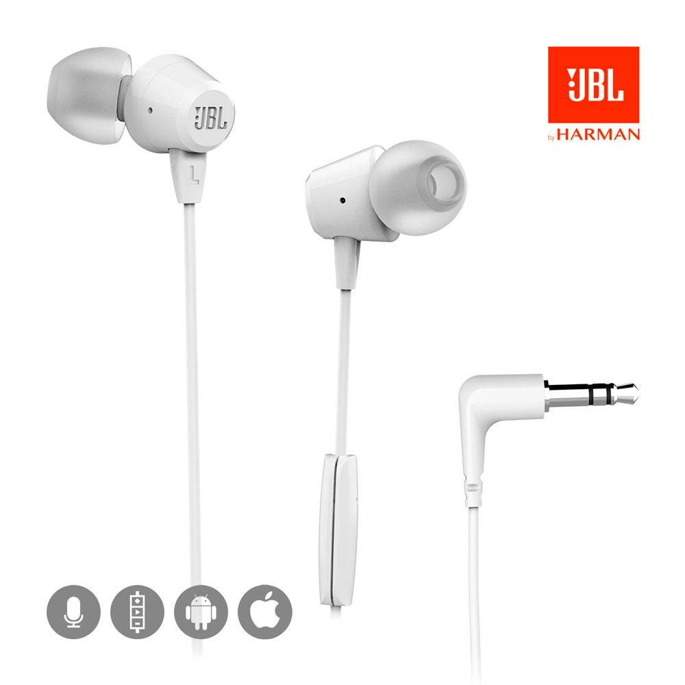 img Audífonos JBL C50HI In-ear Wired Blanco