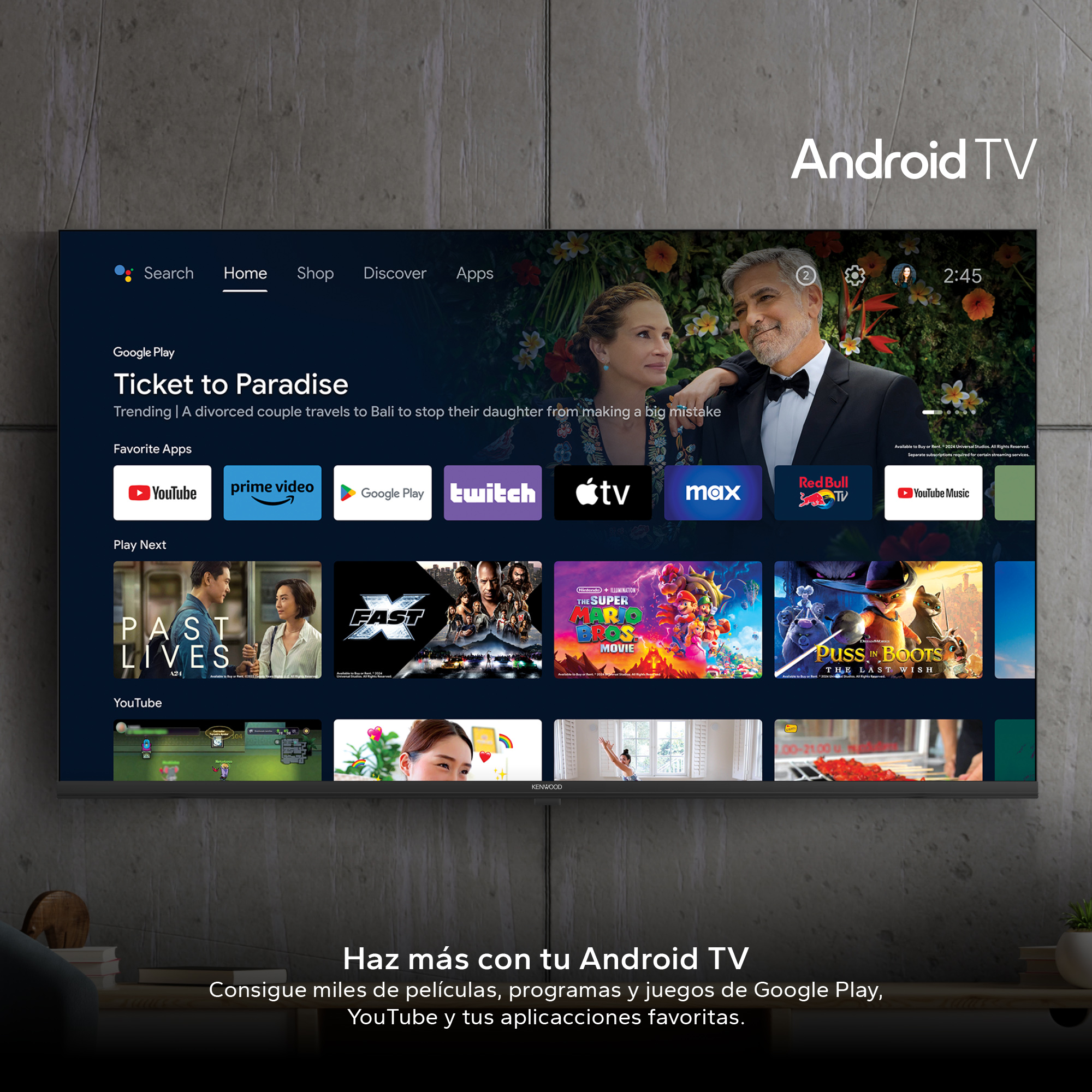 img Televisión Kenwood de 32" HD Android 11