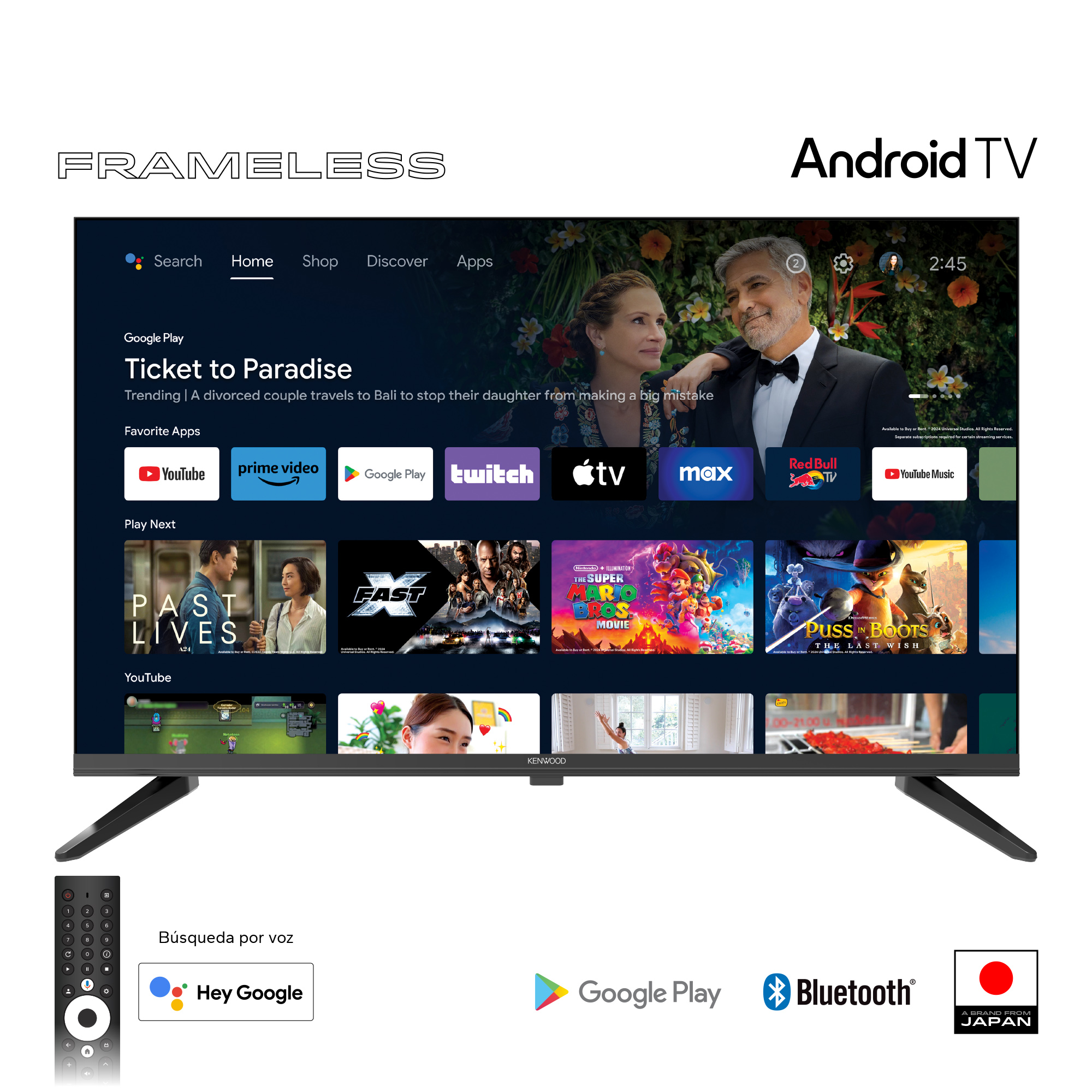 img Televisión Kenwood de 32" HD Android 11