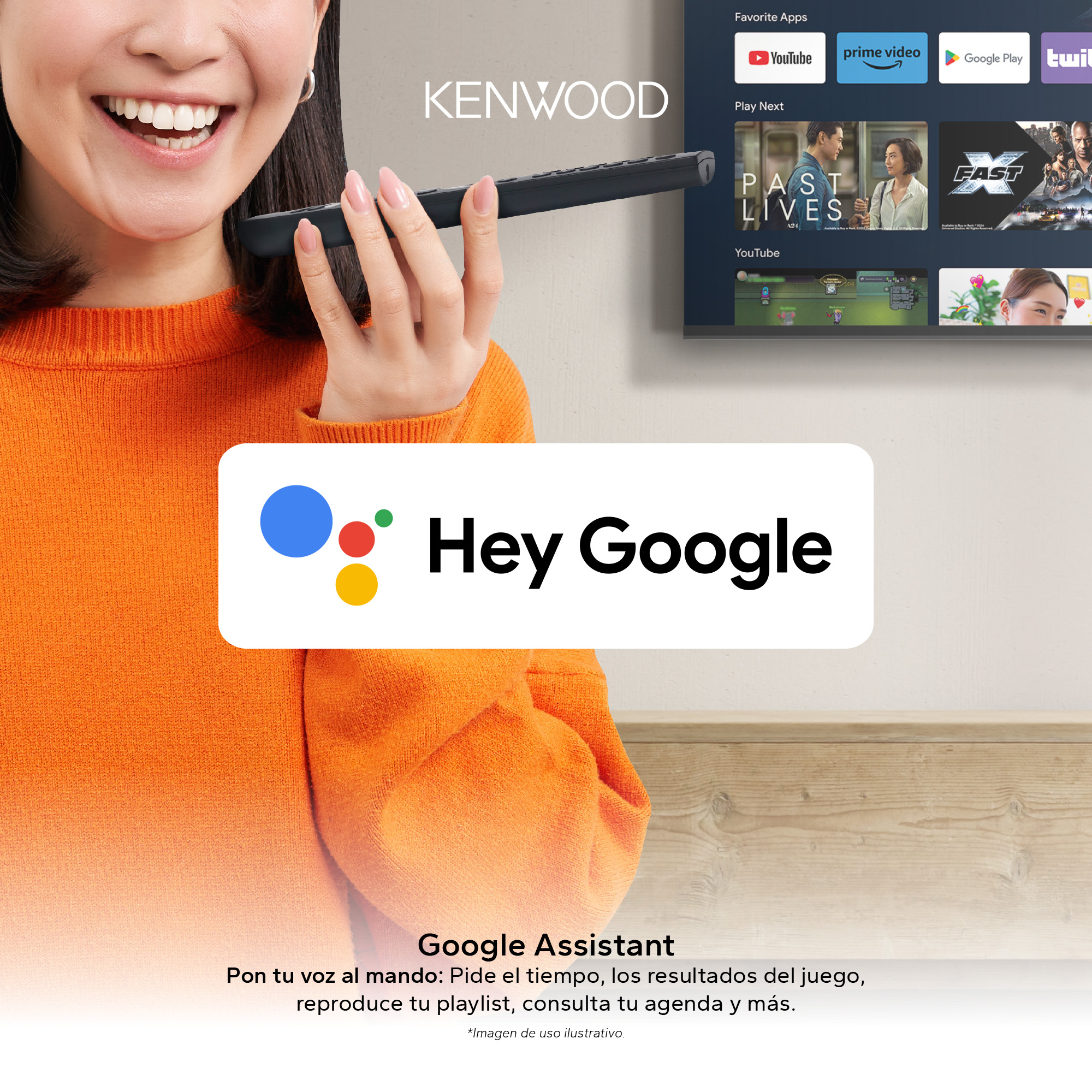 img Televisión Kenwood de 32" HD Android 11