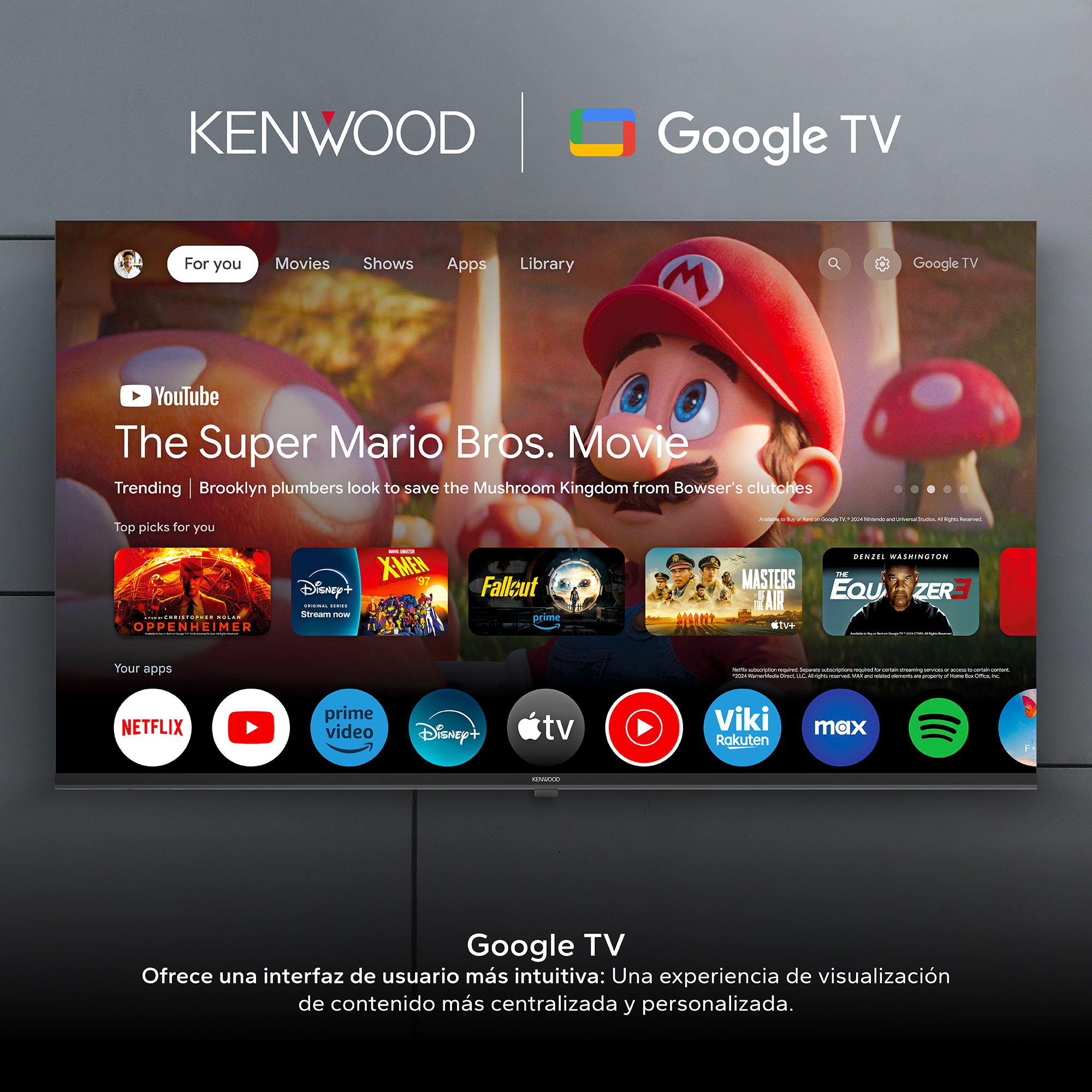 img Televisor Kenwood de 32” HD Google TV