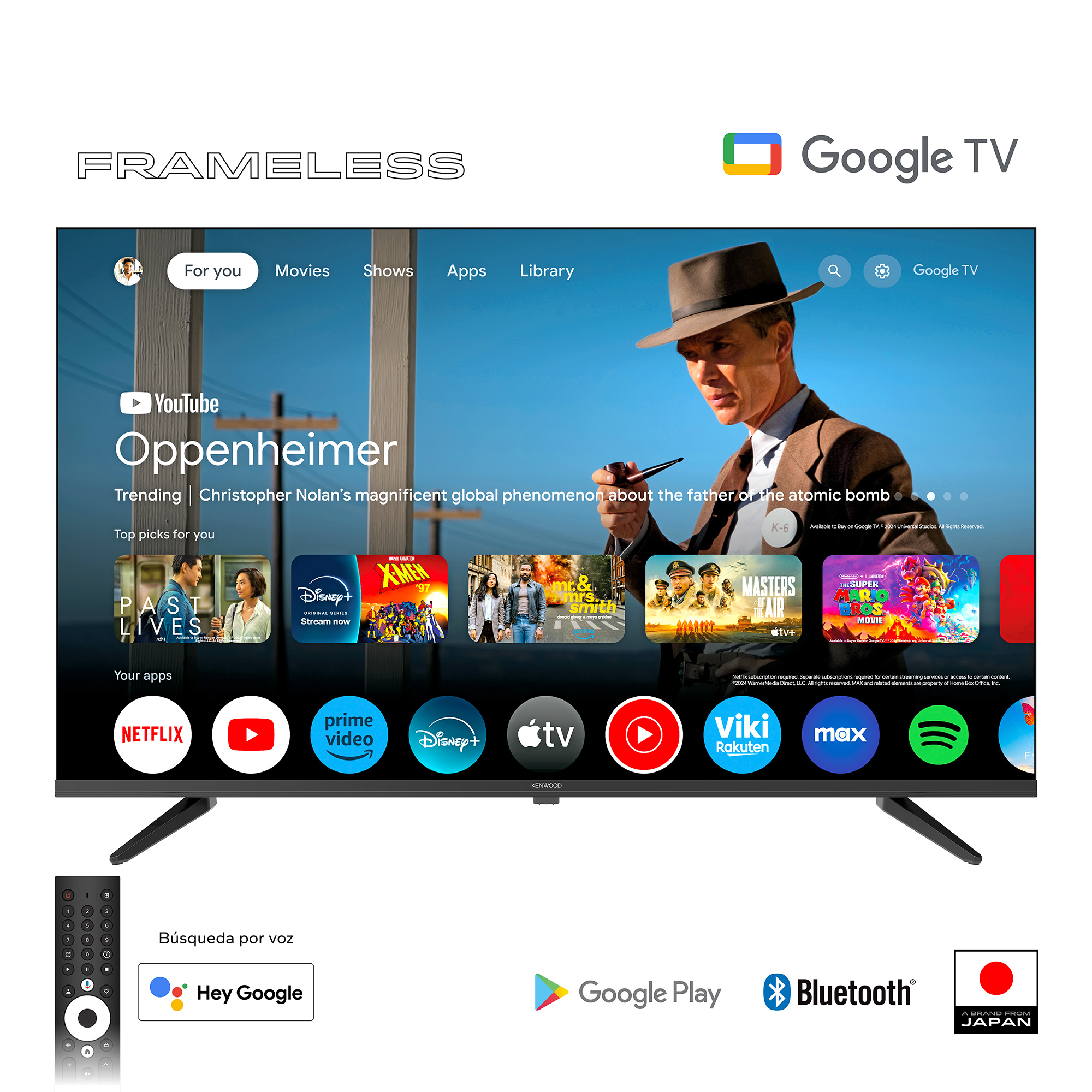 img Televisor Kenwood de 43” Full HD Google TV