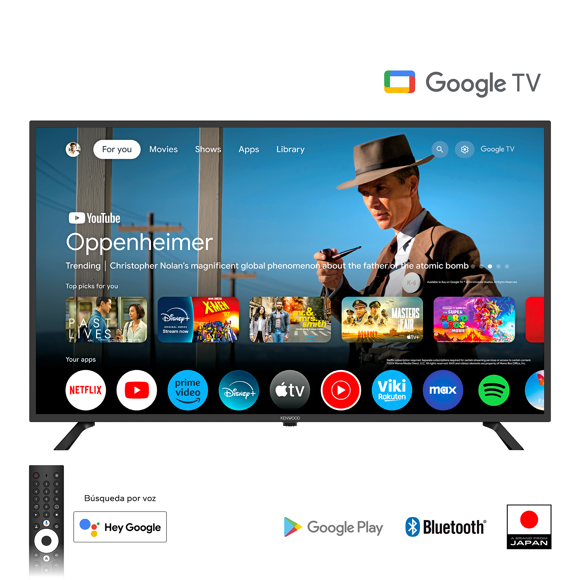 img Televisor Kenwood 43” Full HD Google TV