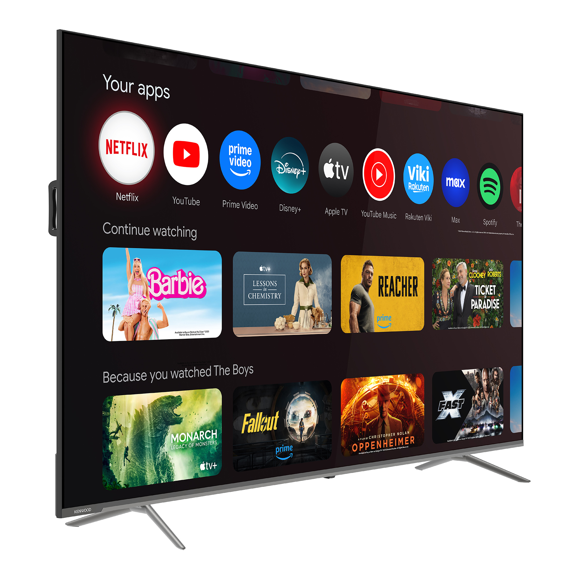 img Televisor Kenwood 86” QLED 4K Ultra HD Google TV