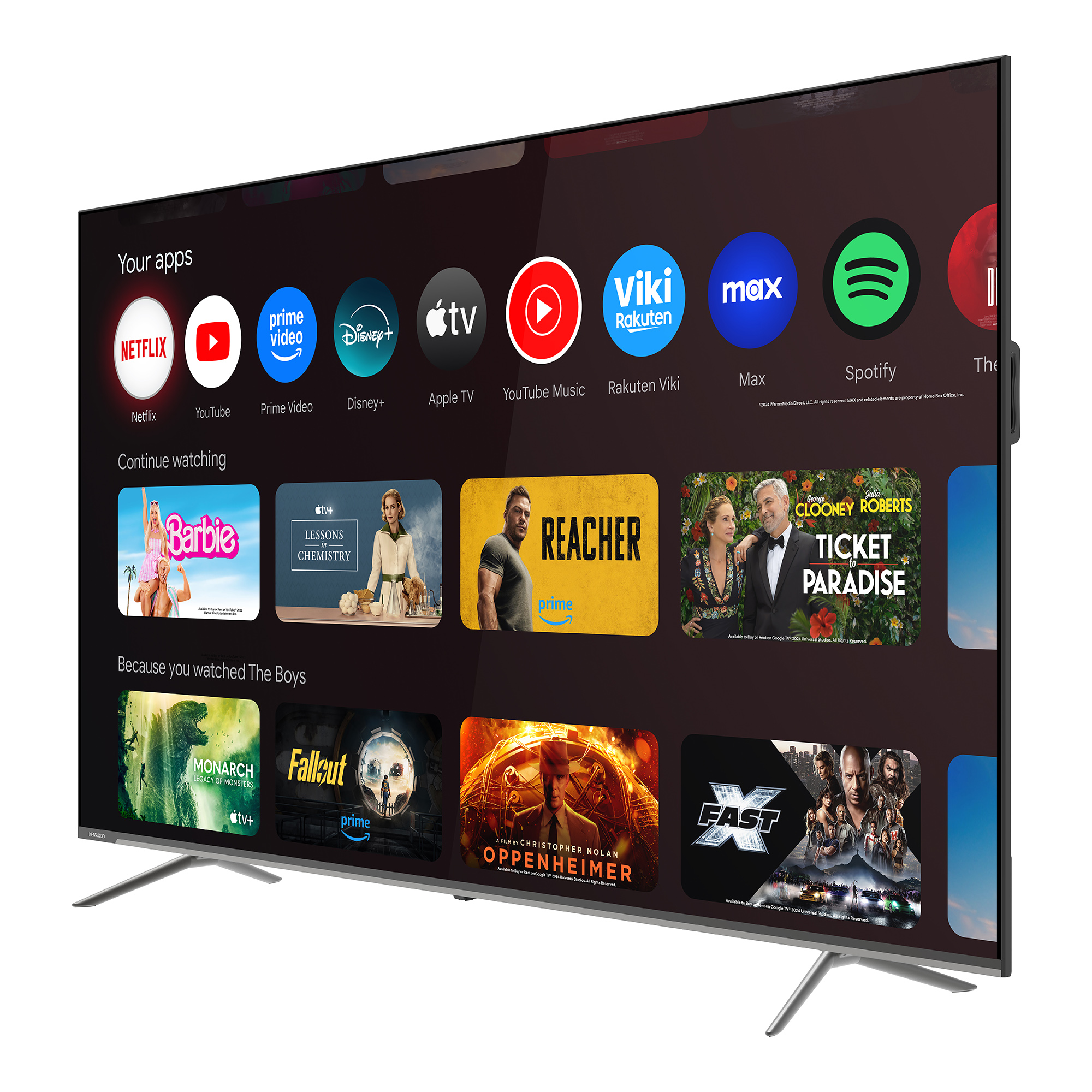 img Televisor Kenwood 86” QLED 4K Ultra HD Google TV