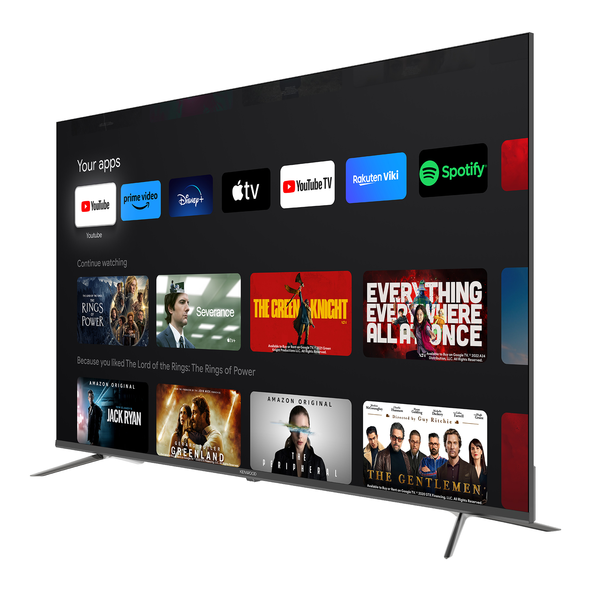 img Televisor Kenwood Led 65" Ultra HD 4K, Google TV