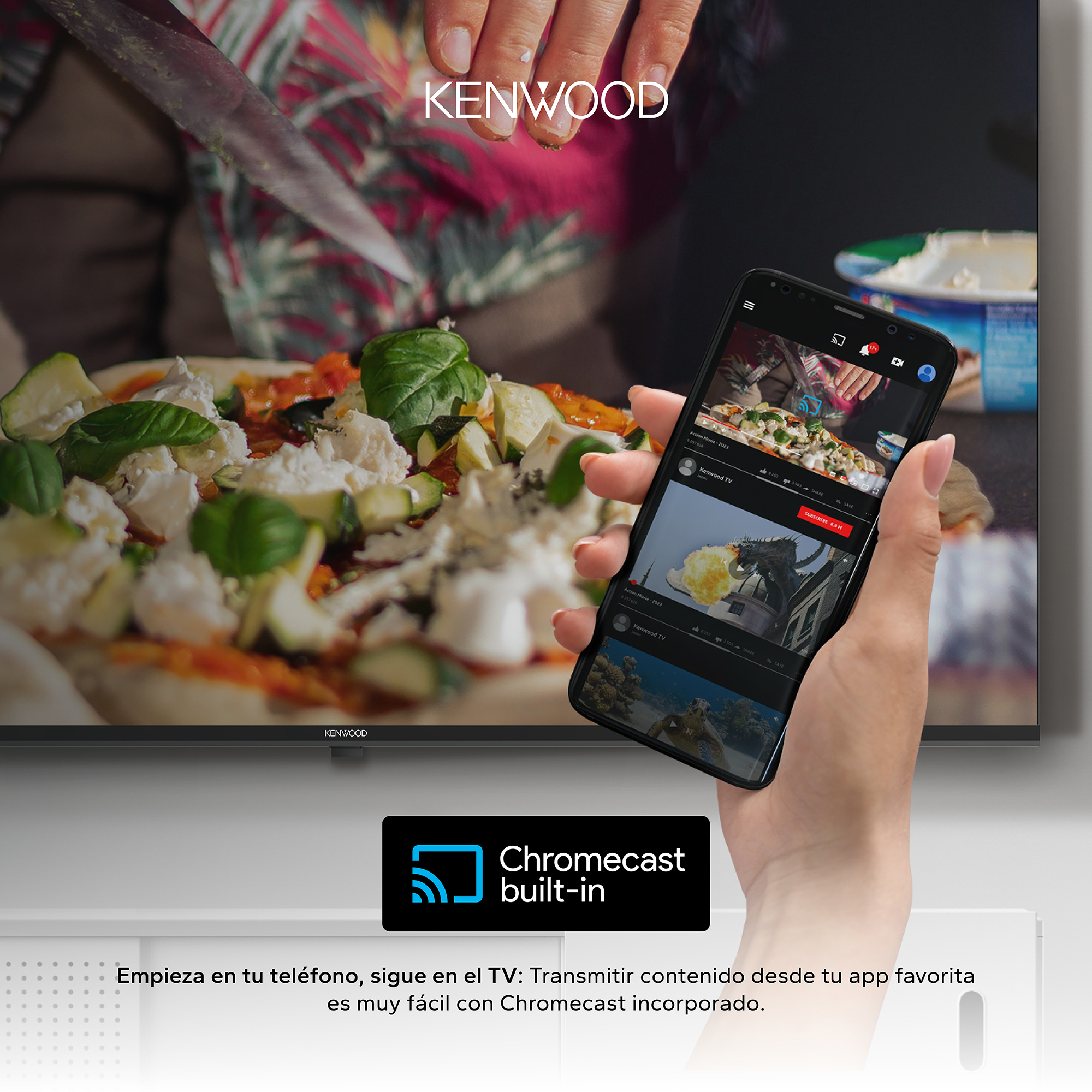 img Televisor Kenwood Led 65" Ultra HD 4K, Google TV