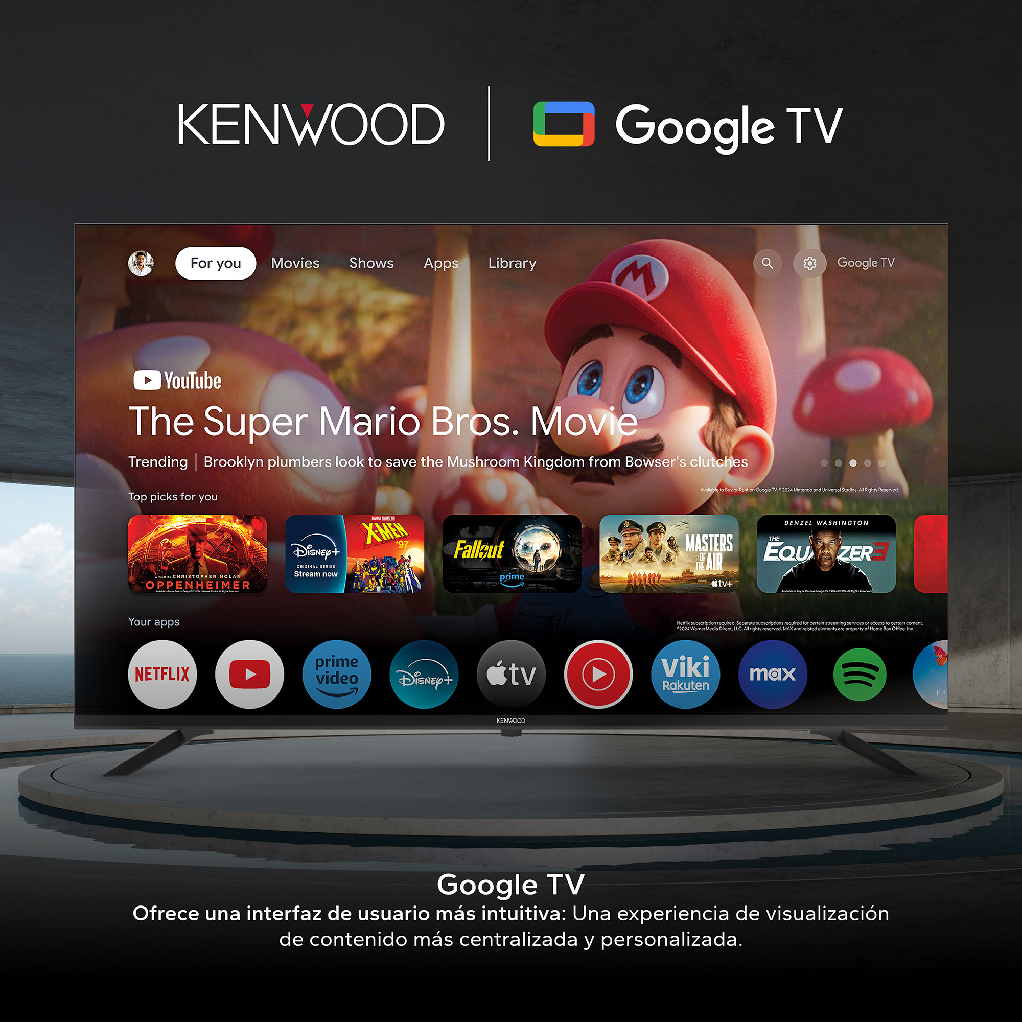 img Televisor Kenwood Led 65" Ultra HD 4K, Google TV