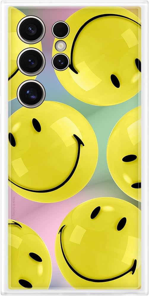 Case Samsung Flipsuit Card for Galaxy S24 Series Smiley Bubble
