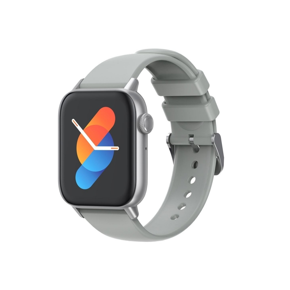 Reloj Havit Smartwatch con Asistente de Voz y Llamadas Monitoreo de Salud Sensor de Temperatura Resistente al Agua IP67 color Gris M9034-GR