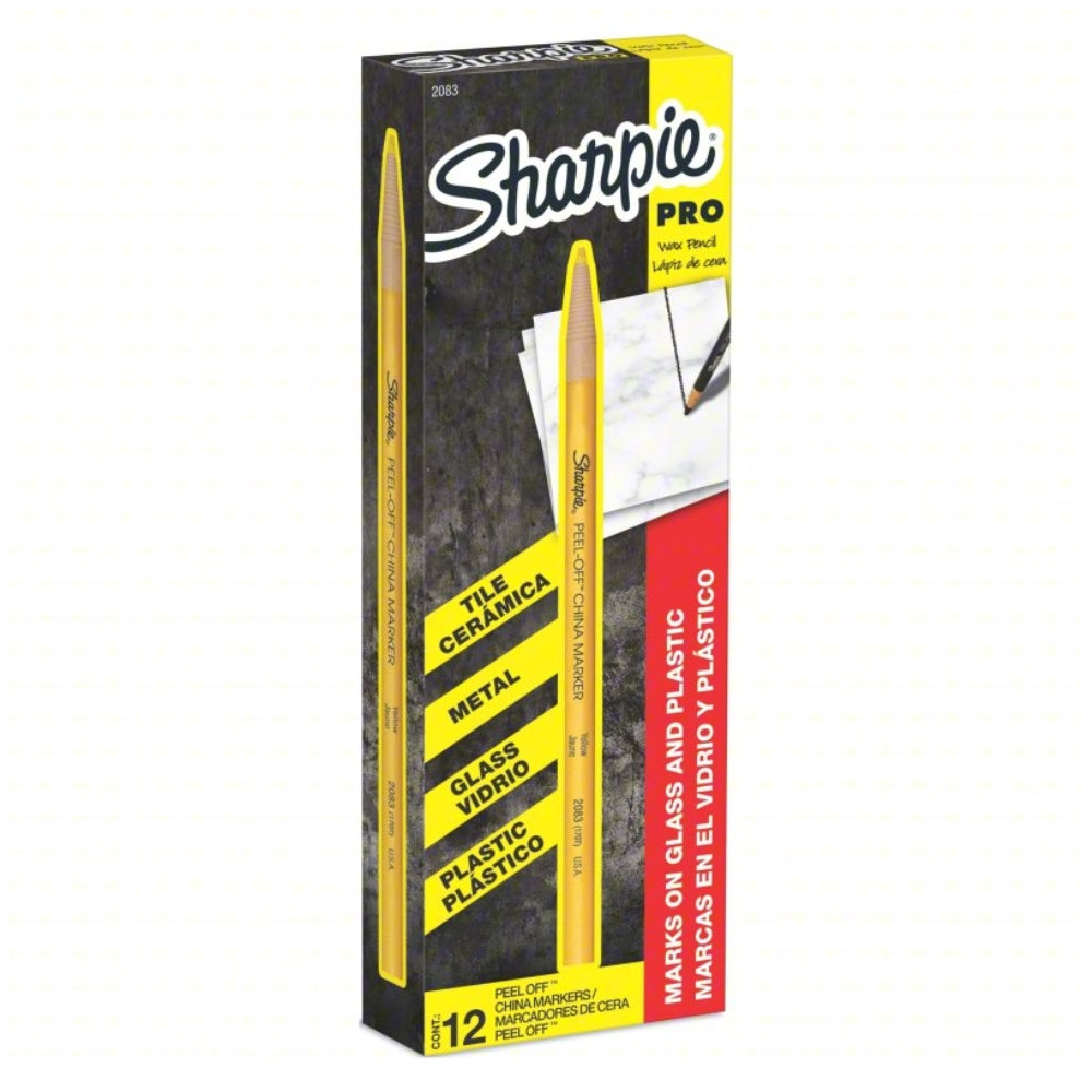Marcador Sharpie para Porcelana China Marker color Amarillo 2083