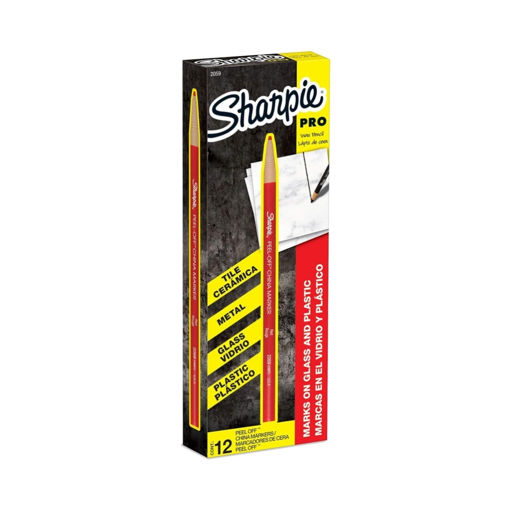 Marcador Sharpie para Porcelana China Marker color Rojo 2059
