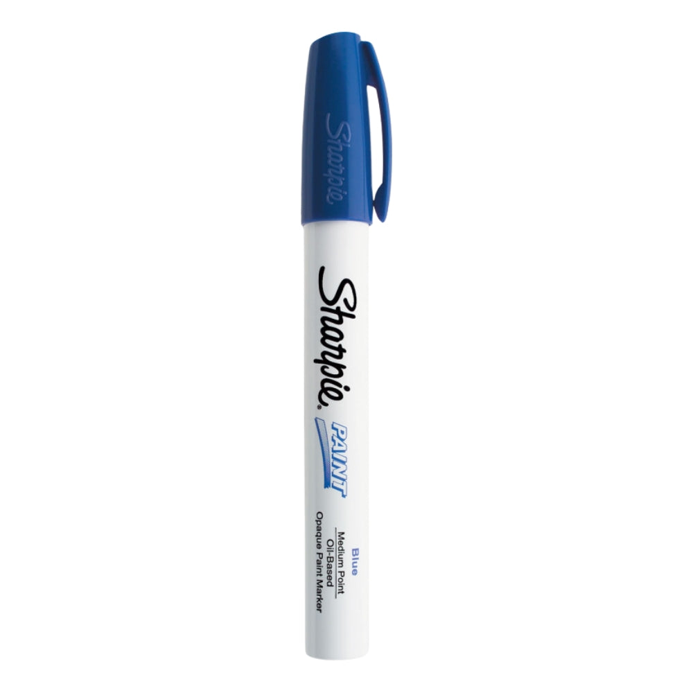 Marcador Sharpie Tinta a Base de Aceite punta Media color Azul 35551