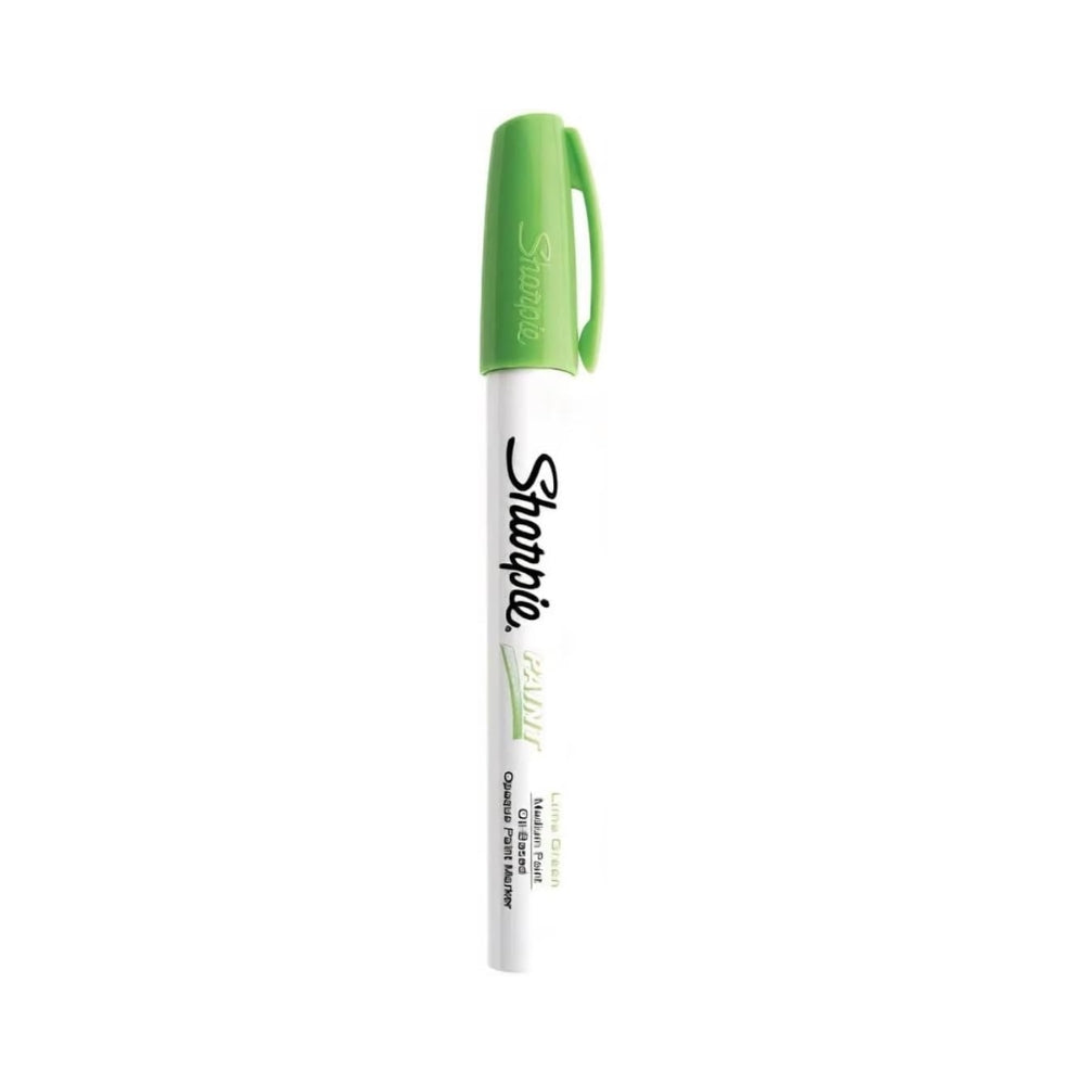 Marcador Sharpie Tinta a Base de Aceite punta Media color Verde Limon 35561
